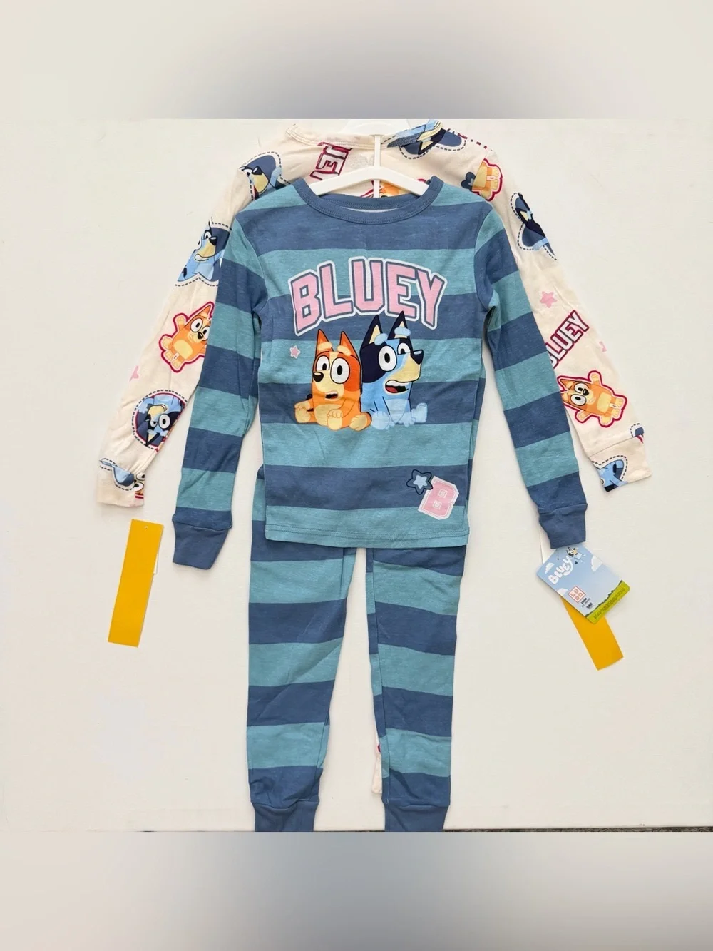 BLUEY Kids Striped Pajama Set Size 6